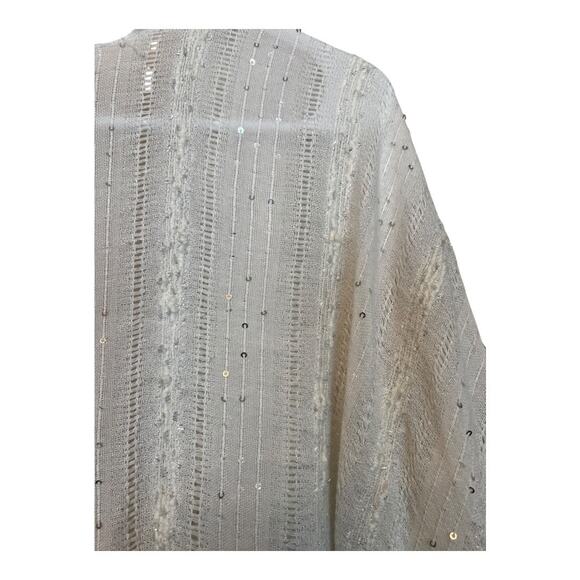 Steve Madden Boho Bohemian Kimono Blouse Cottage Indie Fairy Festival Hippie OS - Picture 7 of 7